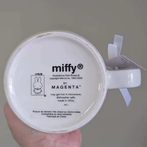 Miffy x Magenta Spring Floral Miffy Mug with Wraparound Tulip Design 🌷 - Picture 5 of 6